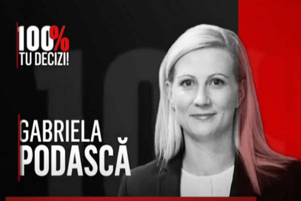 100% TU DECIZI! Gabriela Podașcă, rețeta secretă către un post de demnitar