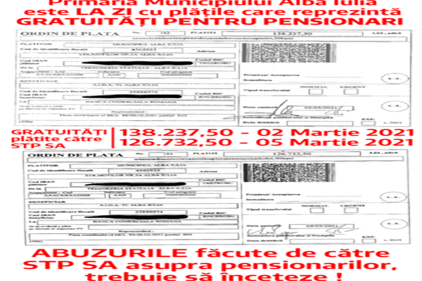 Abuzurile STP SA trebuie să înceteze. PENSIONARII AU DREPTUL LA GRATUITATE PENTRU TRANSPORTUL ÎN COMUN