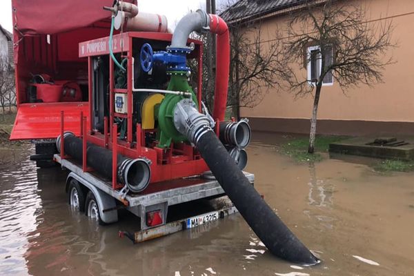 Atenționare Cod PORTOCALIU de inundații în Alba