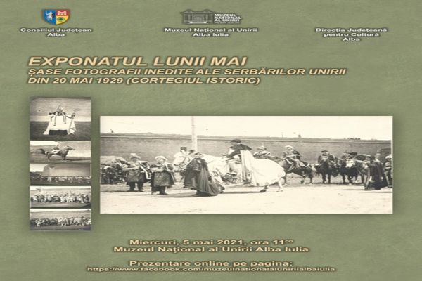 Exponatul lunii mai, Șase fotografii inedite ale Serbărilor Unirii din 20 mai 1929 (Cortegiul istoric).