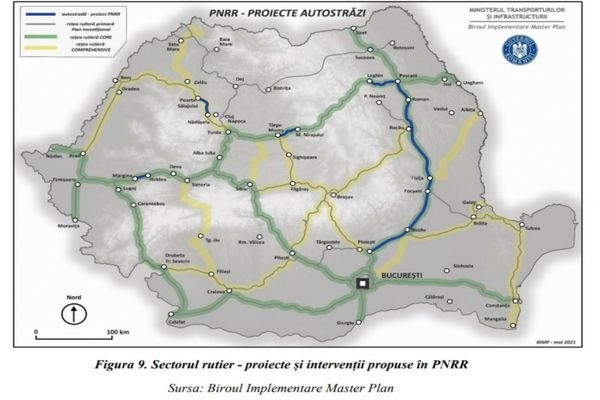 Guvernul anunță construirea a 434 de km de autostradă prin PNRR până în anul 2026