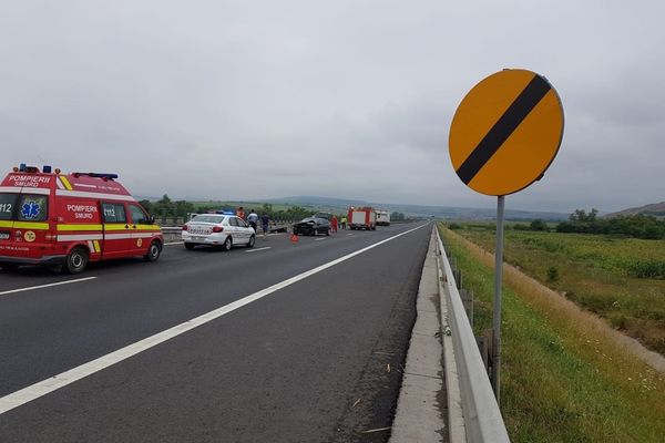 Accident mortal pe autostrada A10 Aiud- Turda