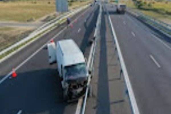 Accident grav, pe Autostrada Sebeș-Turda: două victime, în stare critică