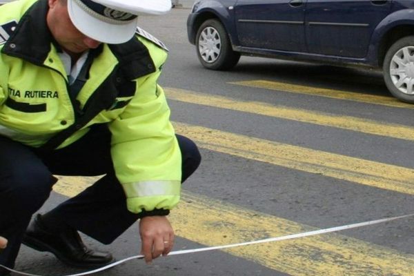 A accidentat un pieton și a plecat liniștit acasă
