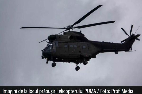 Imagini VIDEO de la locul prăbușirii elicopterului PUMA, trimis în căutarea MIG-ului dispărut - 8 morți