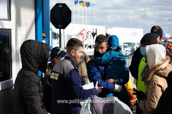 6.629 cetăţeni ucraineni au intrat în România în ultimele 24 de ore