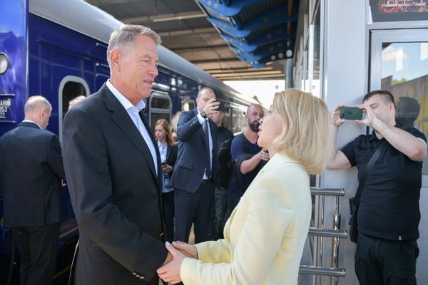 Presedintele Iohannis a ajuns la Kiev, alaturi de președintele Franței, Emmanuel Macron, cancelarul german Olaf Scholz și de premierul italian Mario Draghi 