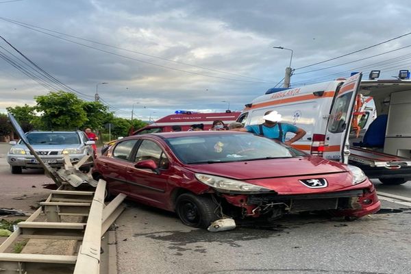 A ajuns la spital în urma unui accident produs pe o stradă din Alba Iulia