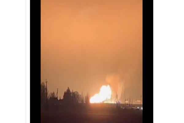 VIDEO. Explozie la un gazoduct dintre Lituania şi Letonia. Mingea de foc, observată de la kilomeri distanță