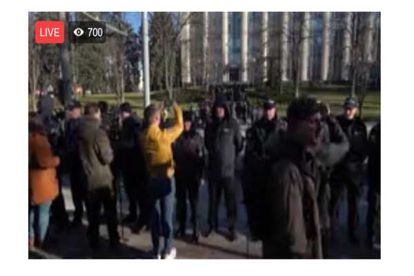 Protest prorus la Chișinău. Poliția Moldovenească a anunțat că a oprit la graniță 182 de cetățeni străini, între care un presupus membru al grupării paramilitare ruse Wagner