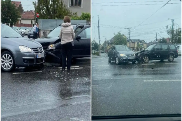 Autoturism din Alba, implicat într-un accident rutier la Cluj