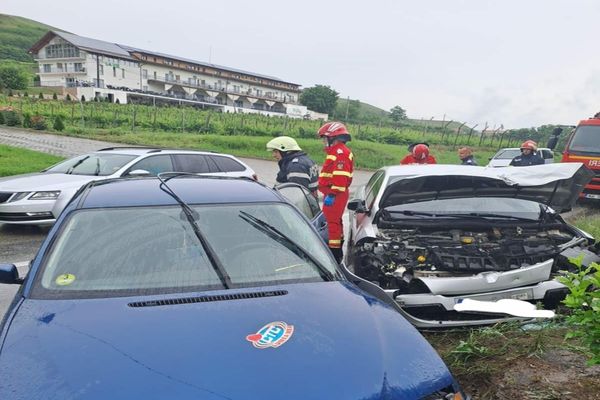 Accident rutier la Blaj. O femeie a ajuns la spital