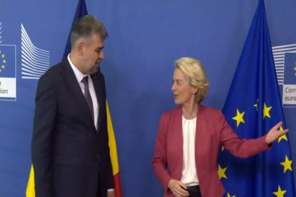 MARCEL CIOLACU, DISCUȚII LA BRUXELLES CU URSULA VON DER LEYEN DESPRE PNRR ȘI SECURITATEA REGIONALĂ