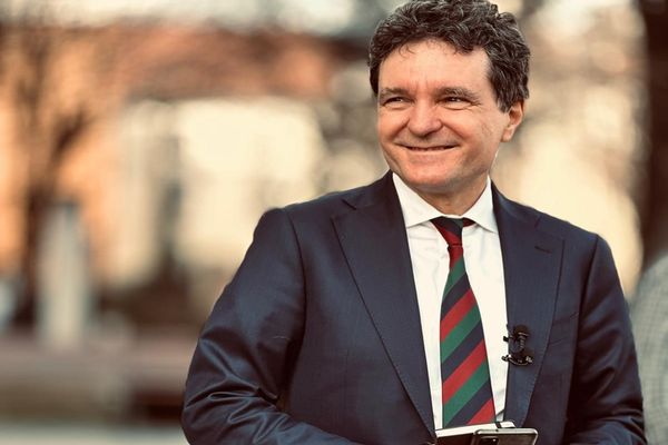 NICUȘOR DAN, PREȘEDINTELE ALES AL ROMÂNIEI, PARTICIPĂ LA UN EVENIMENT ELECTORAL ÎN POLONIA