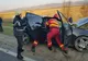 FOTO: Accident la intrarea în Alba Iulia dinspre Sebeș