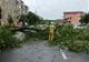 O comună din Alba izolată,  în urma unei furtuni puternice.
