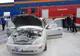 O mașină a luat foc într-o parcare din Alba Iulia