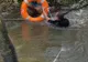 Intervenție spectaculoasă a pompierilor pe malul râului Sebeș