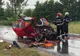 VIDEO: Coliziune între un camion și un autoturism în Teleac