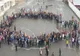 Video : Lanț uman în contur de România