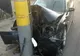 A scăpat doar cu răni ușoare după ce a rupt un stâlp de electricitate