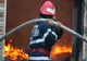 Hota unui fast food din Alba Iulia a luat foc