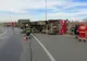 TIR încărcat cu fier vechi, răsturnat la ieșirea Alba Sud
