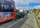 Impact între un autobuz și o mașină. Două victime